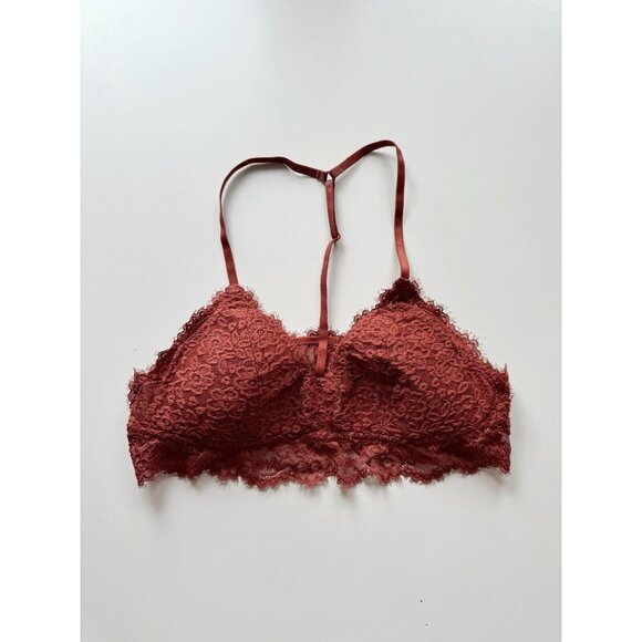 AERIE Intimates Lot - 2x Eyelash Lace Triangle, Sunnie Bralettes, Size M - Picture 2 of 15
